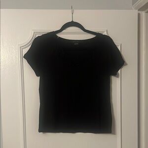 Sanctuary Black Short Sleeve Top